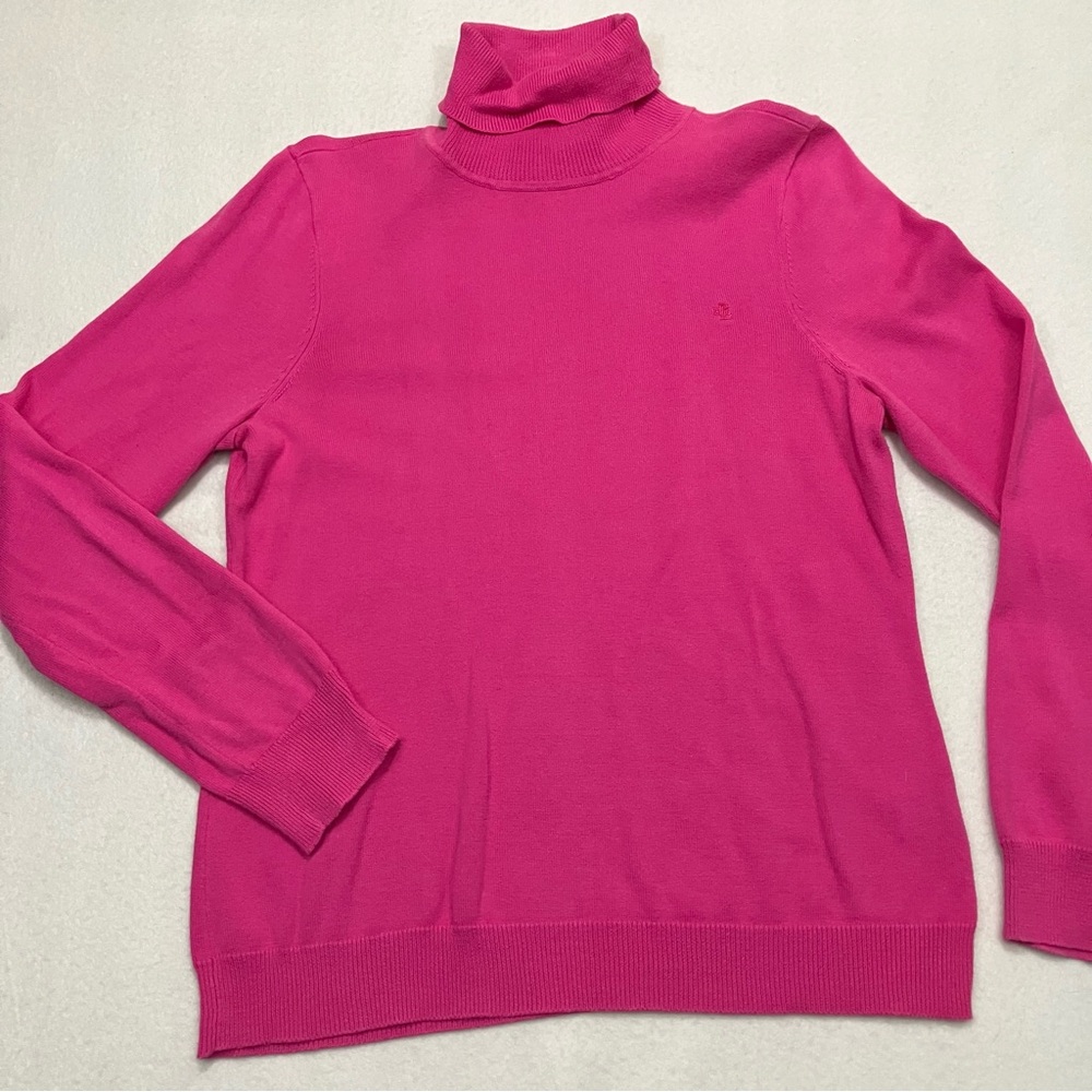 Lauren Ralph Lauren Petite Long Sleeve Turtleneck Sweater Top